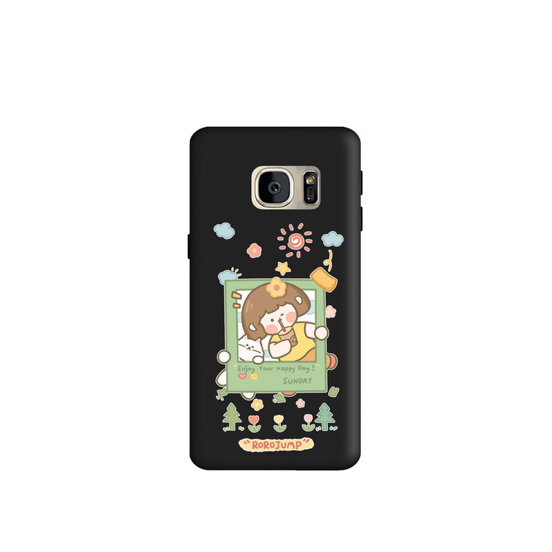کاور طرح دخترانه فانتزی کد m2508 مناسب برای گوشی موبایل سامسونگ Galaxy S7 Edge 