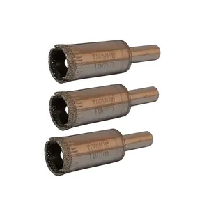 مته گردبر شیشه تیوان مدل HT - 016 سایز 16 میلی متر مجموعه سه عددی