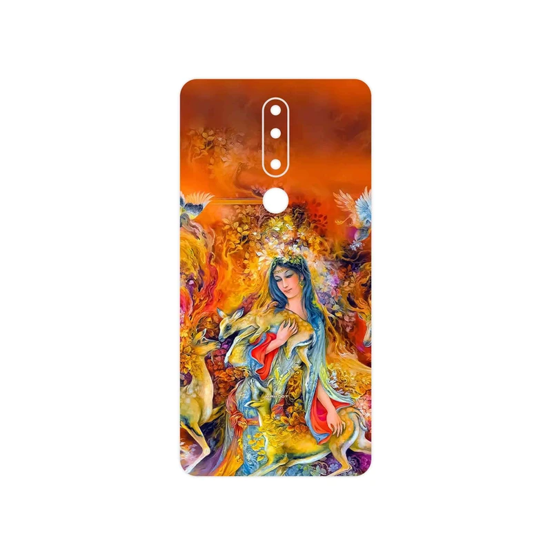 برچسب پوششی ماهوت مدل Persian miniature 2 مناسب برای گوشی موبایل نوکیا 3.1 Plus