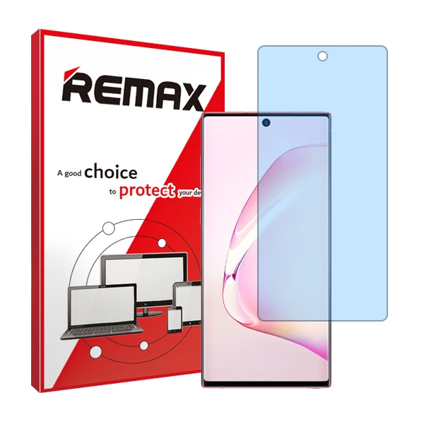 محافظ صفحه نمایش ضد اشعه آبی ریمکس مدل HyBLU مناسب برای گوشی موبایل سامسونگ Galaxy Note10 