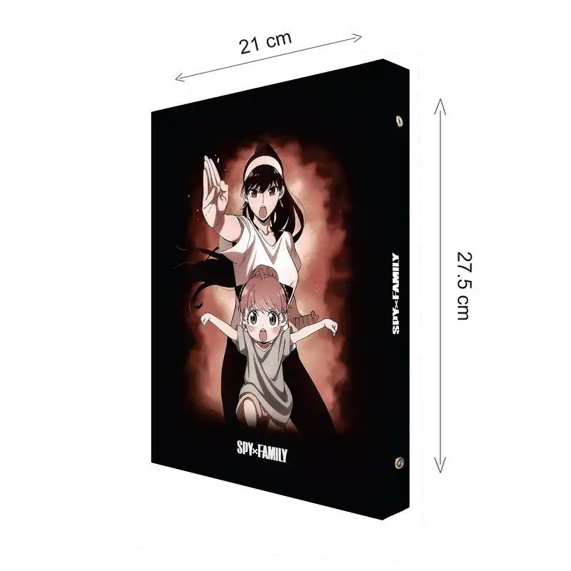 دفتر کلاسوری 100 برگ پدیده نقش مدل انیمه طرح جاسوس و خانواده کد 02