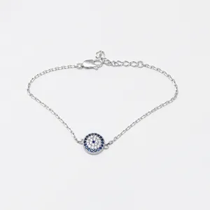 دستبند نقره زنانه مدل ۰۰۱