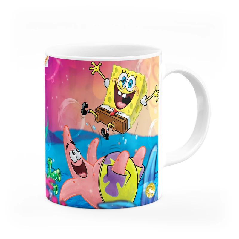 ماگ هومرو طرح انیمیشن باب اسفنجی مدل MG4545