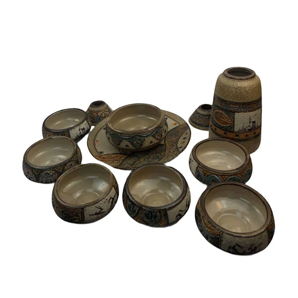 مجموعه ظروف هفت سین 11 پارچه مدل صفی علیشاه