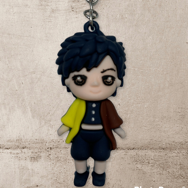 جاکلیدی دخترانه مدل سیلیکونی فیگور اکشن شیطان کش Bu