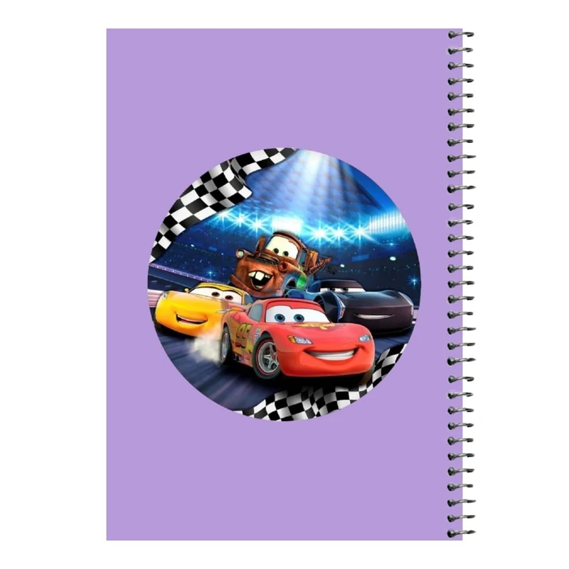 دفتر مشق 80 برگ اس جی مدل ماشین ها   