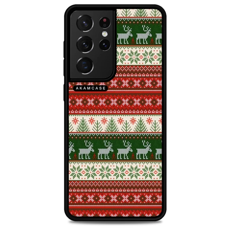 کاور آکام مدل AMC-WSGS21U-CHRISTMAS-15 مناسب برای گوشی موبایل سامسونگ Galaxy S21 Ultra