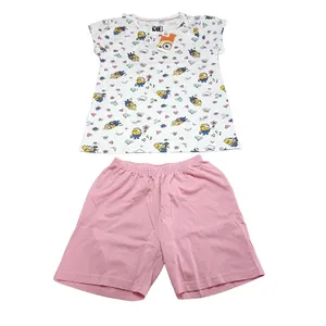 ست تی شرت و شلوارک دخترانه دسپیکیبل می مدل 167