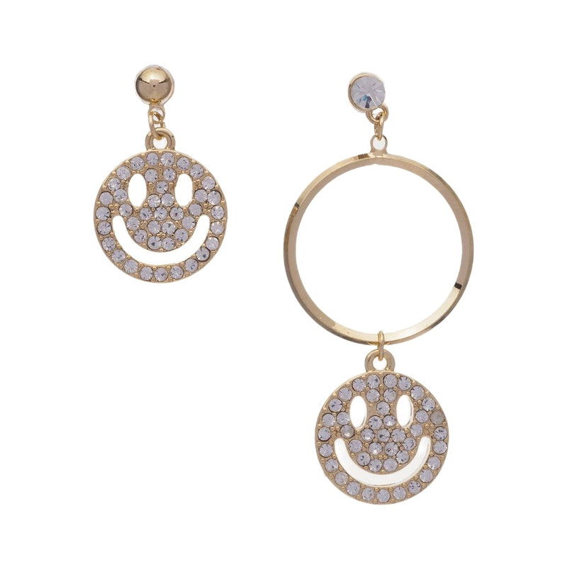 گوشواره دخترانه مدل smile کد m 8