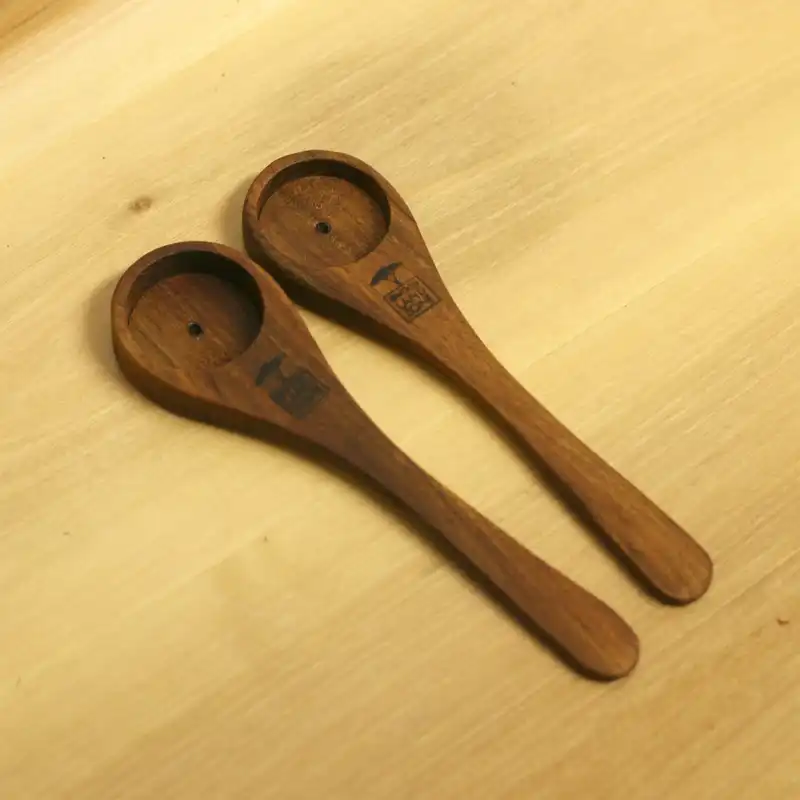 قاشق چوبی وودلندزون مدل پیمانه بسته 2 عددی