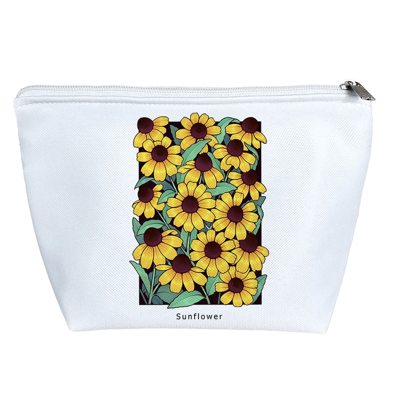 کیف لوازم آرایش دخترانه خندالو مدل گل آفتابگردان کد H31