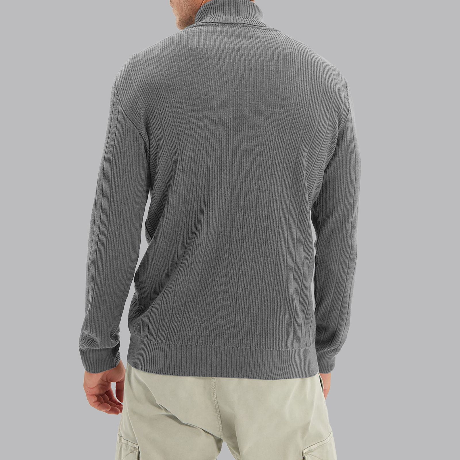 پلیور یقه اسکی مردانه ترندیول مدل 817881400 -  - 3