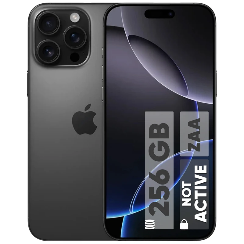 Apple iPhone 16 Pro Max ZAA - 2 SIM | Storage 256GB - RAM 8GB  - Registered