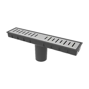 کف شور خطی محک مدل درب استیل طرح گریل 30*6 کد 593S