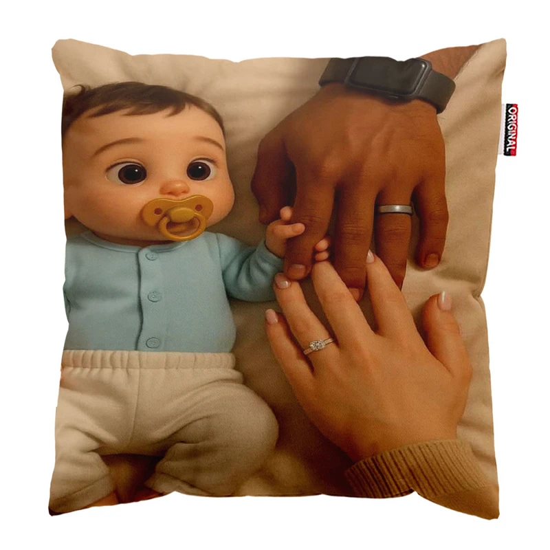 کوسن پاد آفرین مدل خانواده کد 1374سایز ۳۰*۳۰ سانتی متر