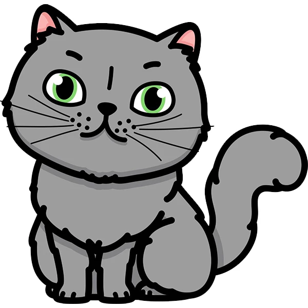 استیکر پارچه و لباس پاد آفرین طرح گربه کد 5330