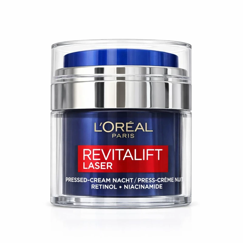 کرم ضد چروک شب لورآل مدل Revitalift Laser مناسب برای انواع پوست حجم 50 میلی لیتر