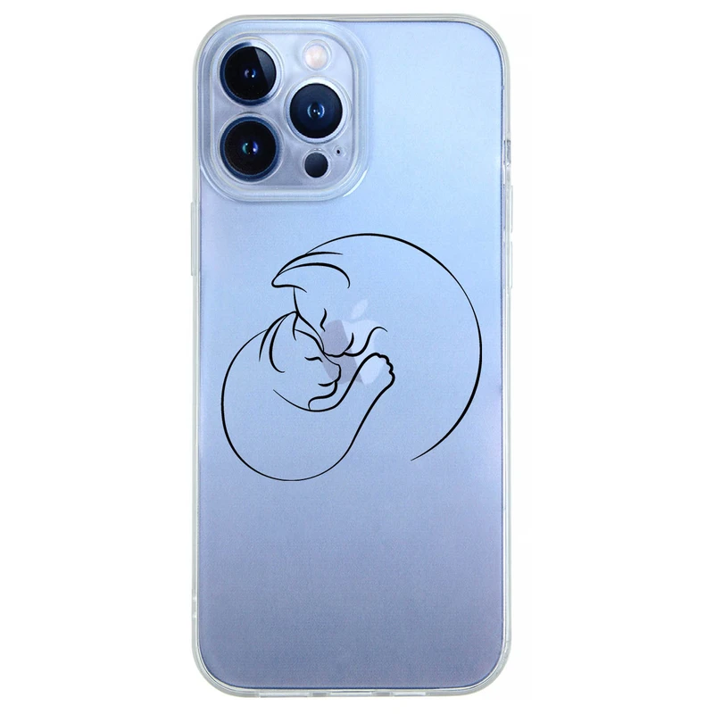 کاور مگافون طرح گربه مدل C61-B مناسب برای گوشی موبایل اپل iPhone 13 Pro Max