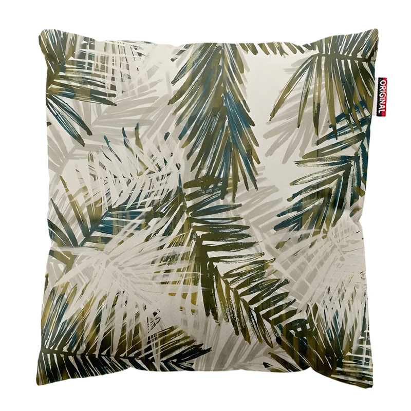 کوسن پاد آفرین مدل مینیمال طرح گل و برگ کد PK303577 سایز 30*30 سانتی متر