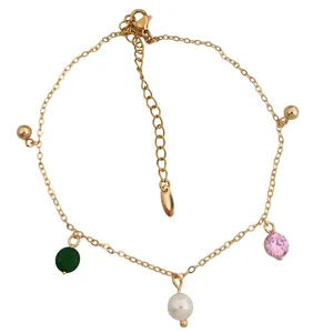 پابند زنانه ژوپینگ مدل مروارید و نگین