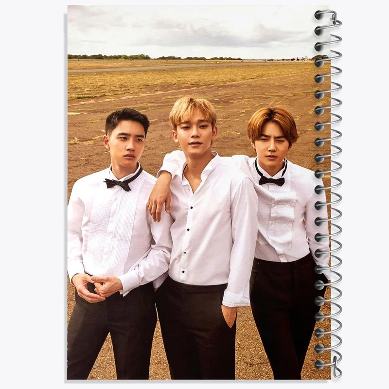 دفتر لیست خرید 50 برگ خندالو طرح گروه اکسو EXO کد 13639