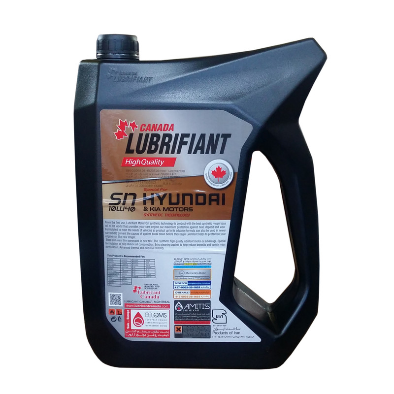 روغن موتور لوبریفنت کانادا مدل اسپیشیال 10W40 SN  HYUNDAI & KIA حجم 5 لیتر