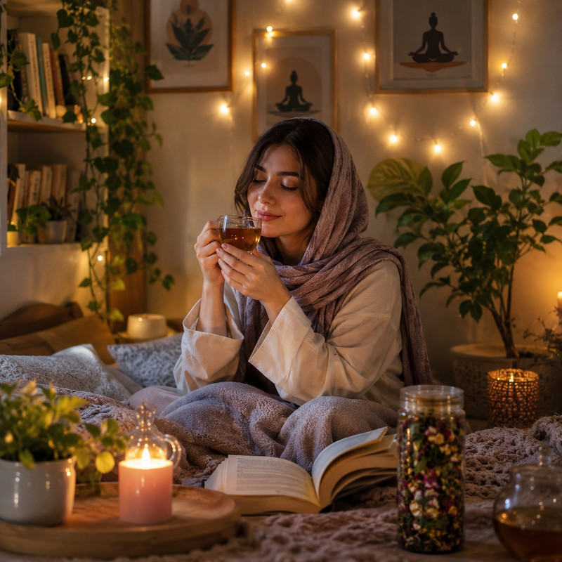 دمنوش آرام‌بخش و ضداسترس دمنوش مارکت - ۹۰ گرم