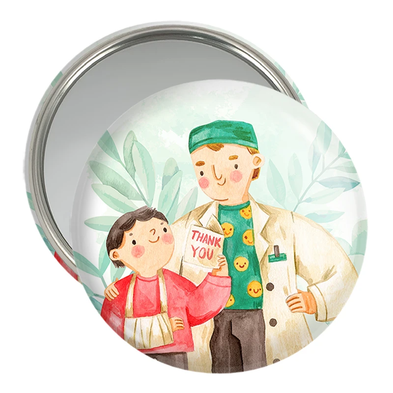 آینه جیبی خندالو مدل پزشک و پرستار کد 31023