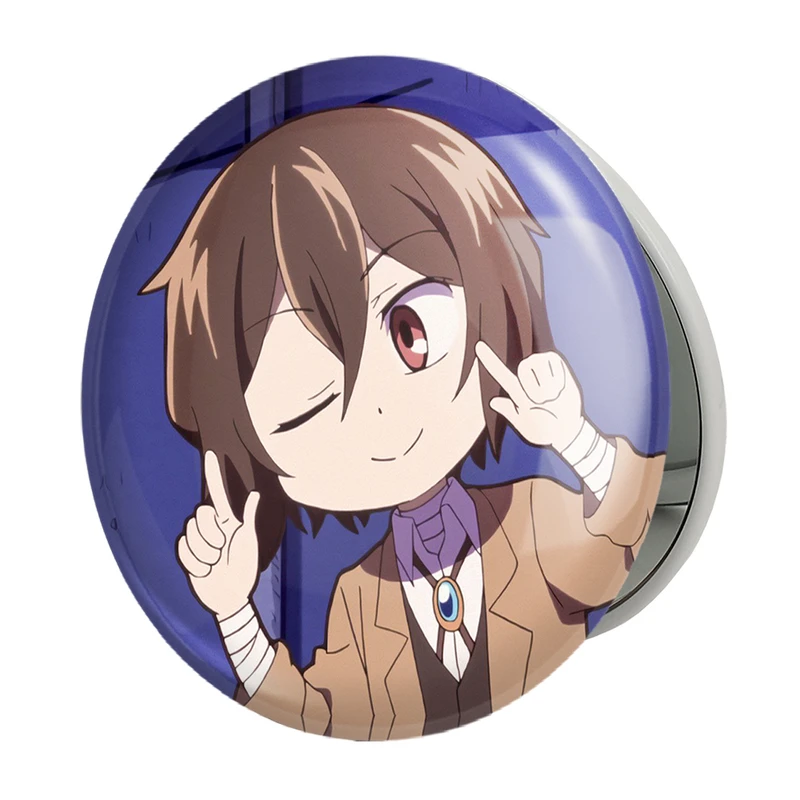 آینه جیبی خندالو طرح دازای انیمه سگ های ولگرد بانگو مدل تاشو کد 15629 