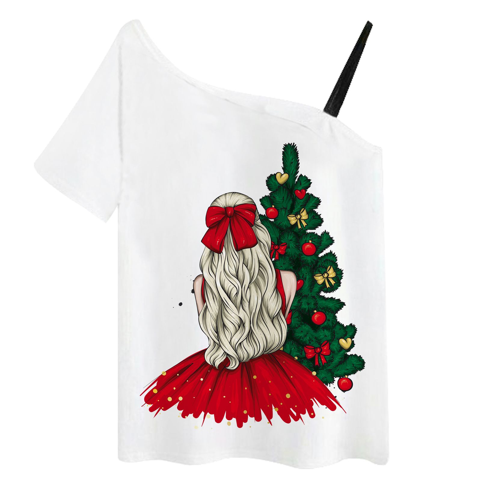 تی شرت زنانه مدل کریسمس کد TP01-16 -  - 1