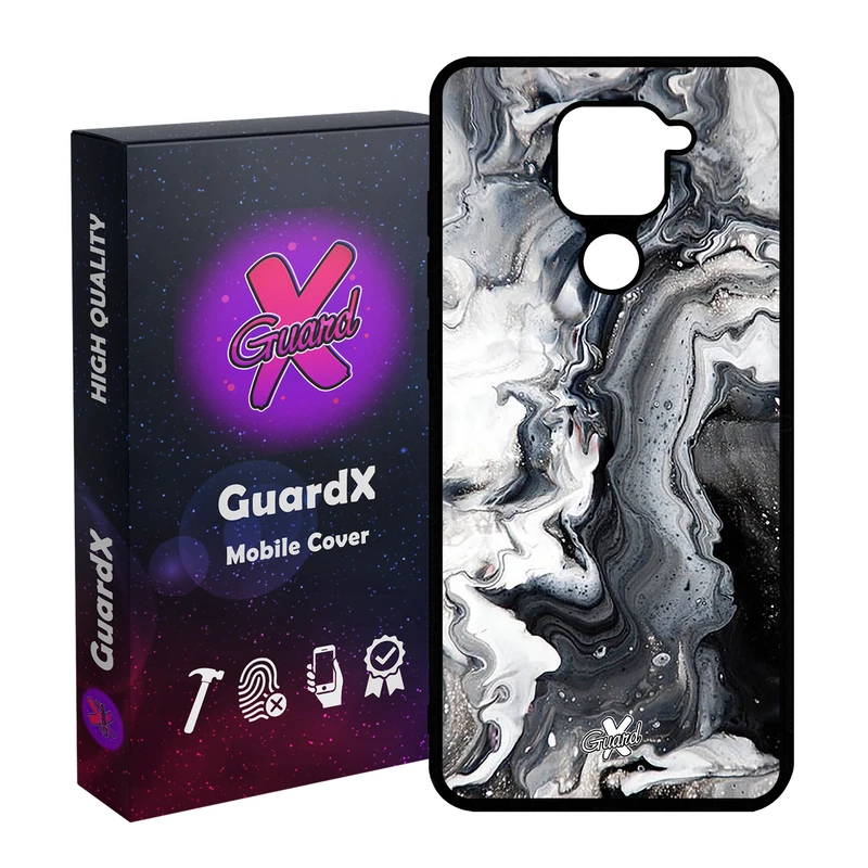 کاور گارد ایکس طرح ماربل مدل Glass10277 مناسب برای گوشی موبایل شیائومی Redmi Note 9