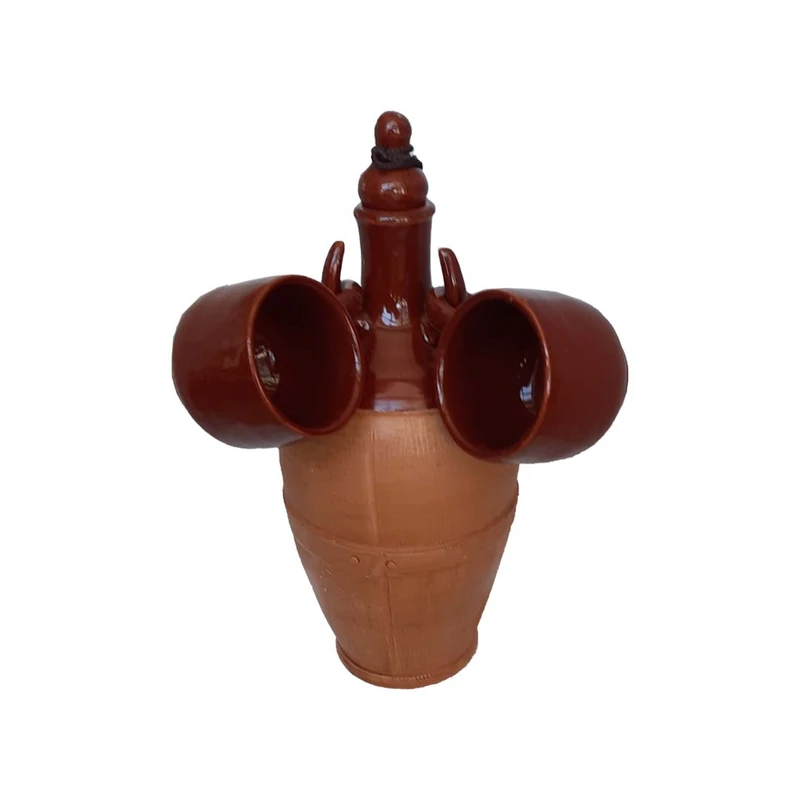 ست 3 تکه کوزه و لیوان سفالی مدل سنتی کد 45