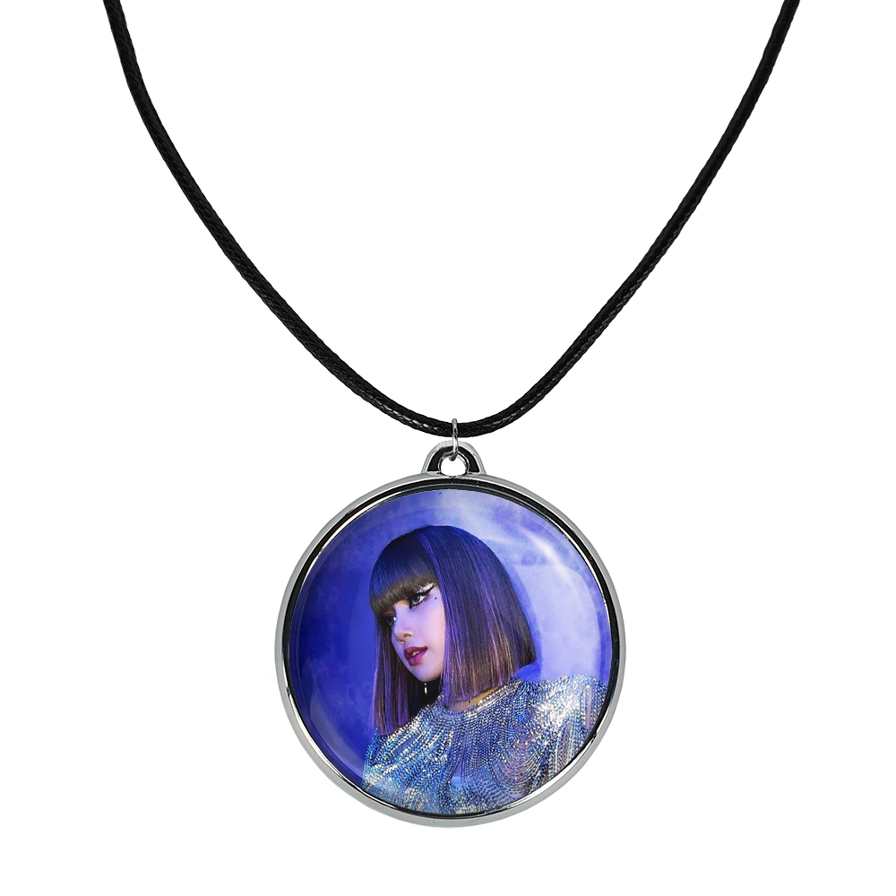 گردنبند خندالو مدل لیسا بلک پینک کد 1431614313