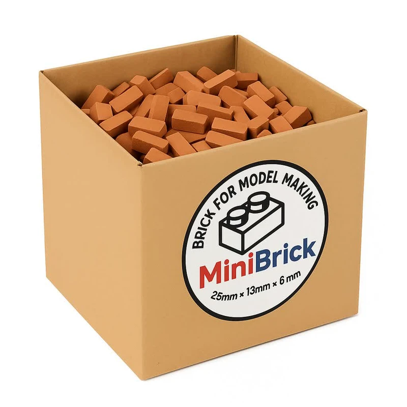 ساختنی مدل آجر مینیاتوری 200 عددی مدل MiniBrick