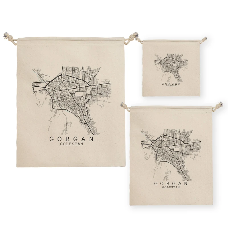 نظم دهنده ترمه طراحان ایده مدل نقشه شهر گرگان کد map0523 مجموعه سه عددی