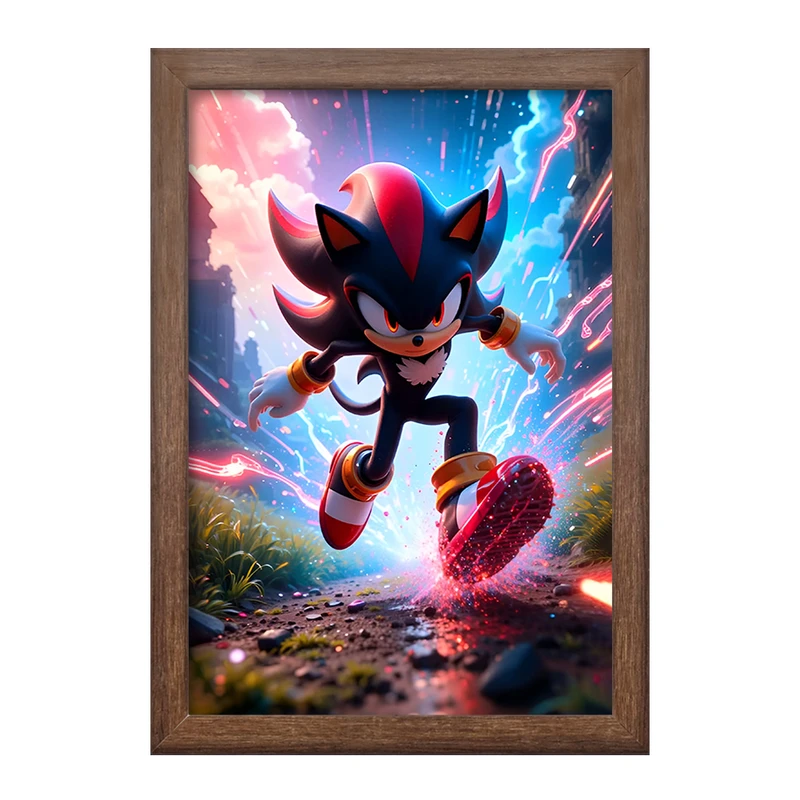 تابلو خندالو طرح سونیک (Sonic) کد F12650