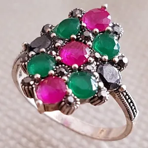 انگشتر نقره زنانه کد PMC093