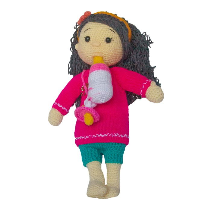 عروسک بافتنی مدل 56210