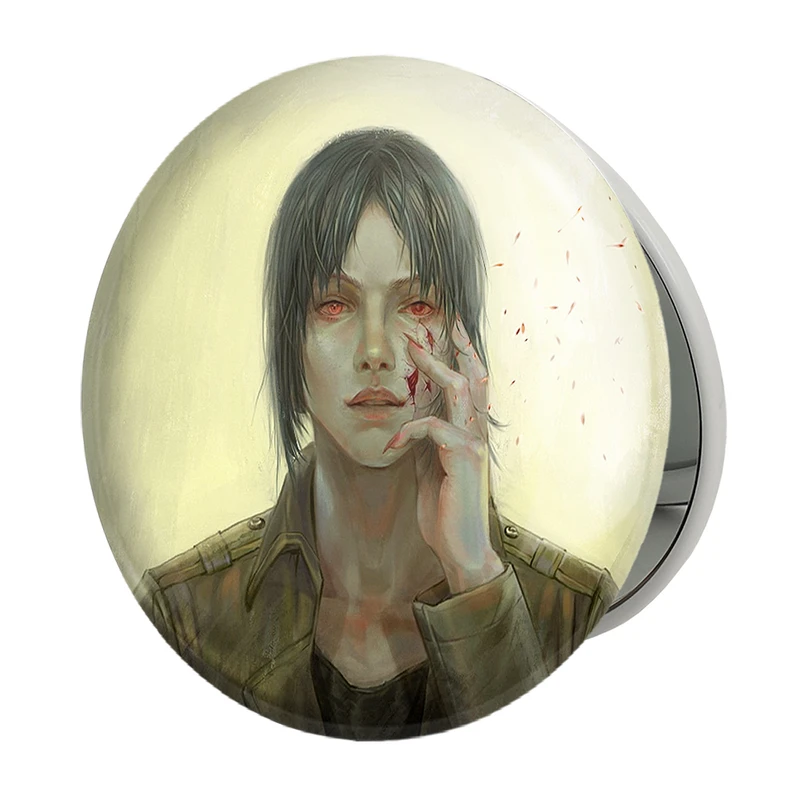 آینه جیبی خندالو طرح یمیر انیمه اتک آن تایتان Attack on Titan مدل تاشو کد 11039