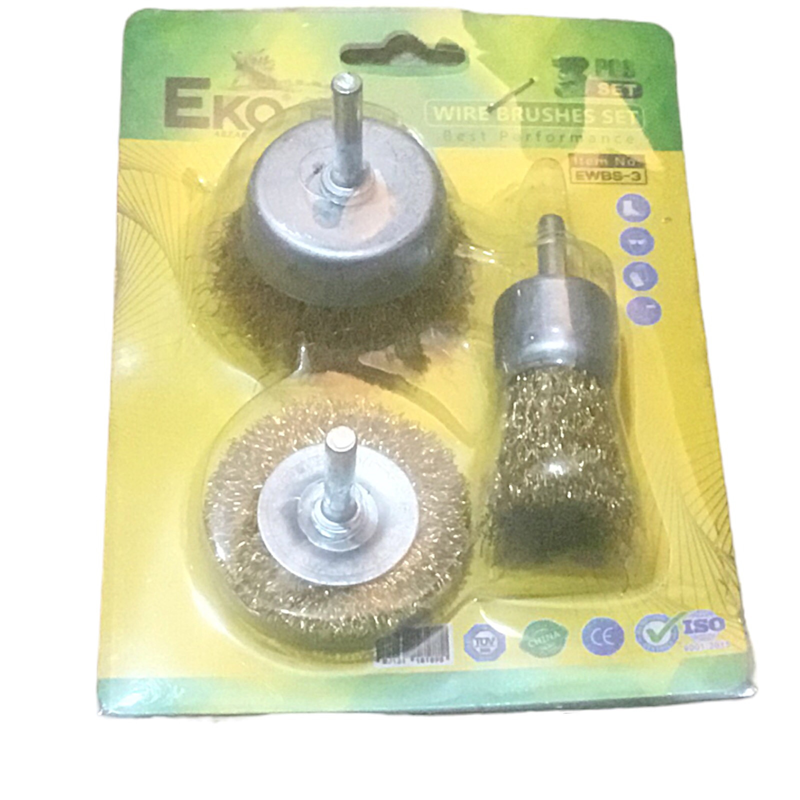 فرچه سیمی اکو کد EWBS-3 مجموعه 3 عددی
