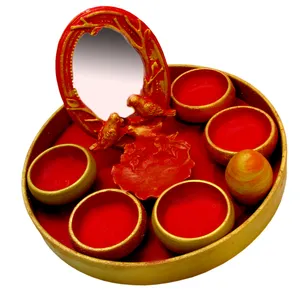 مجموعه ظروف هفت سین 9 پارچه مدل پرنده