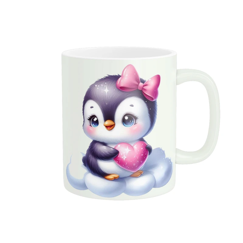 ماگ پاد آفرین طرح پنگوئن کد 1461