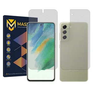 Master Resistant model Matte screen protector suitable for Samsung Galaxy S21 FE 5G mobile phone along with the back protector