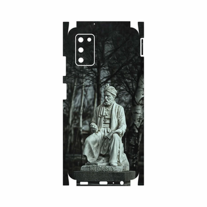 برچسب پوششی ماهوت مدل Ferdowsi-Logo-FullSkin مناسب برای گوشی موبایل سامسونگ Galaxy A03S