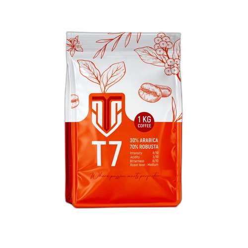 دانه قهوه 30% عربیکا 70% روبوستا تی سون - 1000 گرم