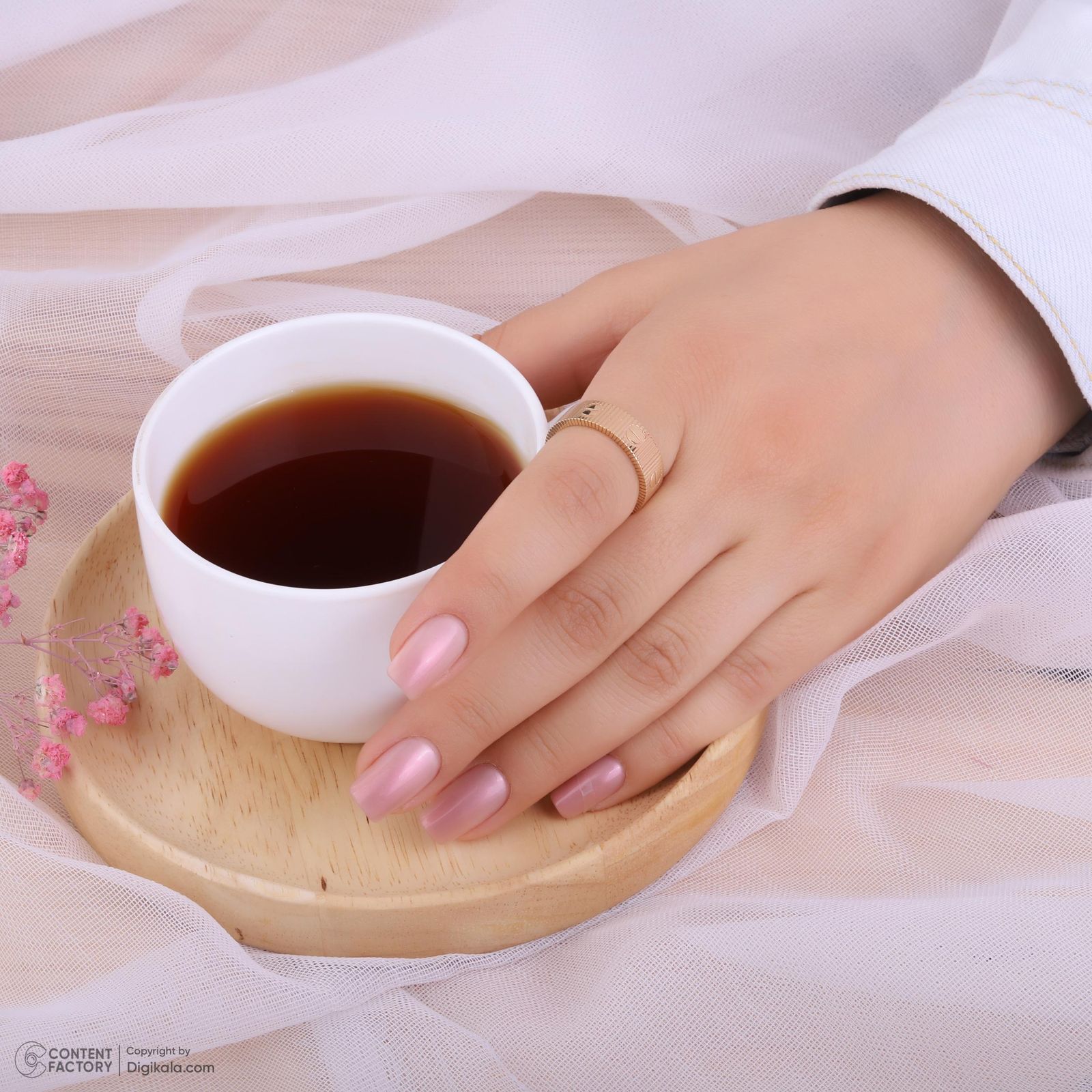 انگشتر طلا 18 عیار زنانه با طرح کارتیه لاو مایا ماهک مدل MR1551 سایز 56 -  - 2