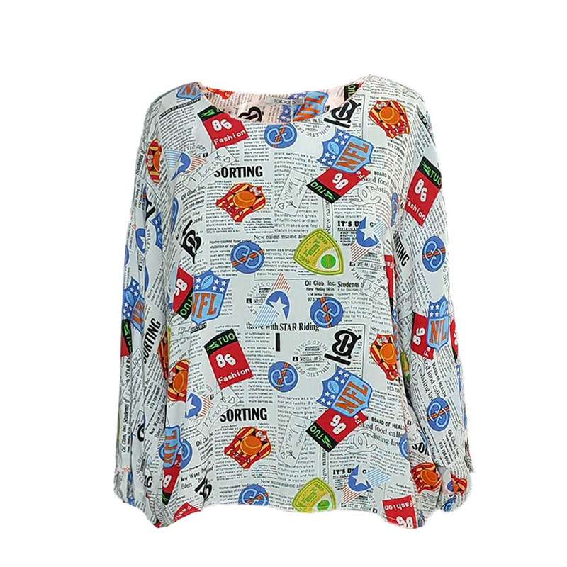 بلوز آستین بلند زنانه مدل نسترن کد 1