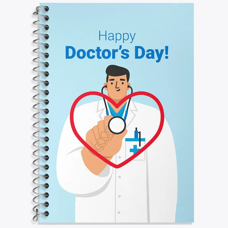 دفتر لغت 50 برگ خندالو طرح پزشک و پرستار کد 31031