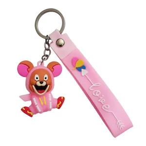 جاکلیدی مدل سیلیکونی طرح موش جری هودی پوش کد DB20