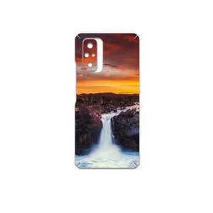 MAHOOT Waterfall Cover Sticker for Xiaomi Redmi Note 10 Pro Max